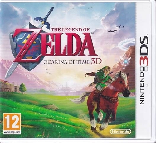 The Legend of Zelda - Ocarina of time 3D - Nintendo 3DS Spil (A Grade) (Genbrug)